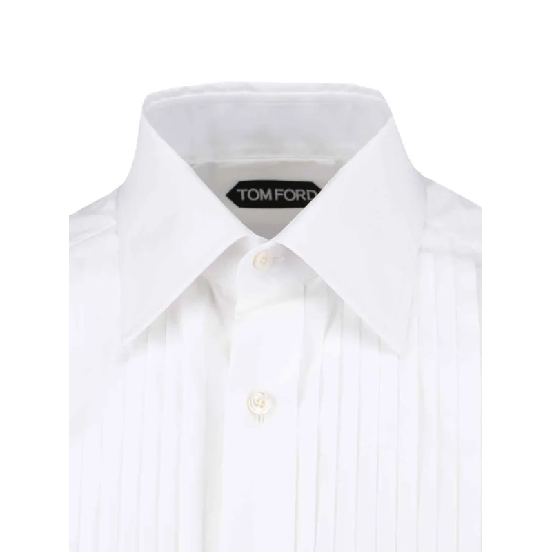 Tom Ford Hemd "Cocktail" Shirt White White(Image 5)