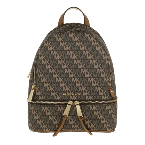 MICHAEL Michael Kors Rhea Zip Medium Backpack Brown/Acorn Backpack