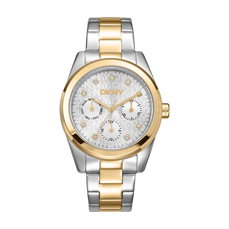 DKNY Quarzuhr Quarzuhr Multi Function Watch silber