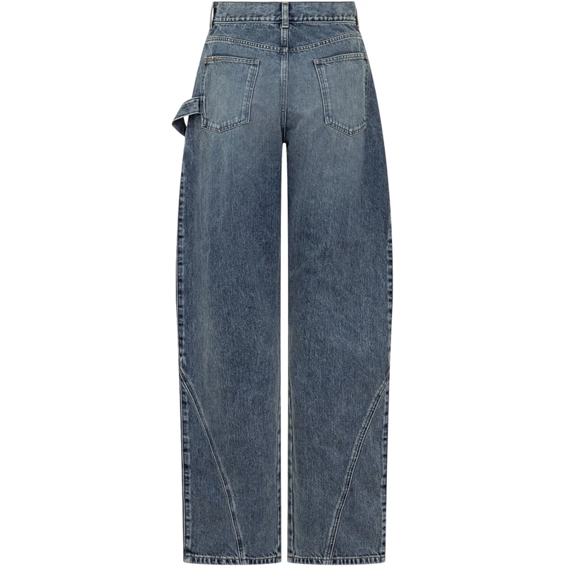 J.W.Anderson Jeans Boyfriend Jeans Workwear Twisted blau(Image 2)
