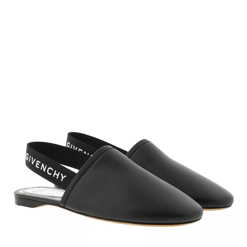 Givenchy Rivington Slipper Leather Black/Silver Slip-in skor
