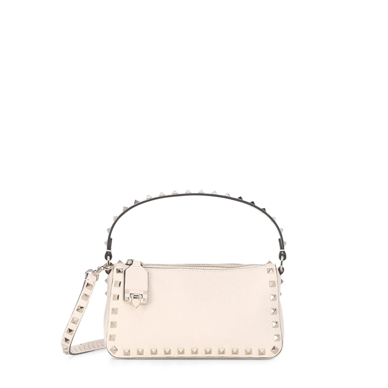 Valentino Garavani Crossbody Bag Tasche aus Leder weiß