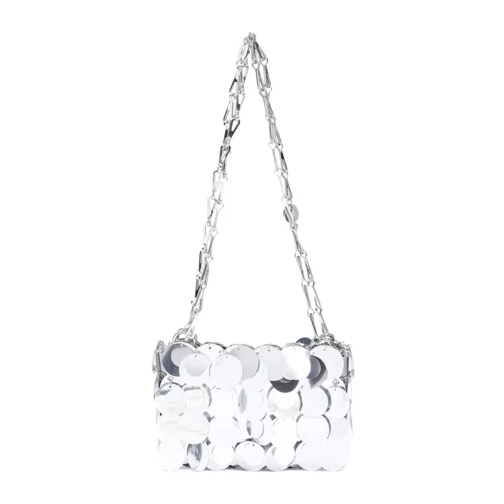 Paco Rabanne Sparkle Nano Silver Polyester Pochette Silver Sac à bandoulière