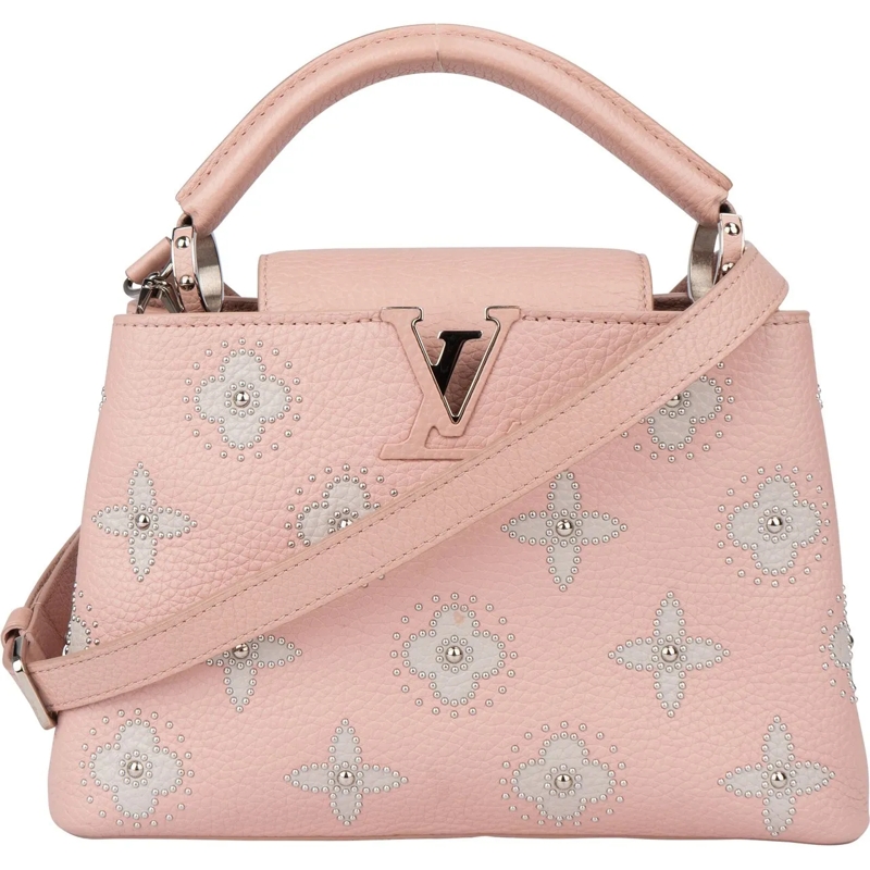 Louis Vuitton Tote Louis Vuitton Limited Pink Taurillon Flower Capuci rot