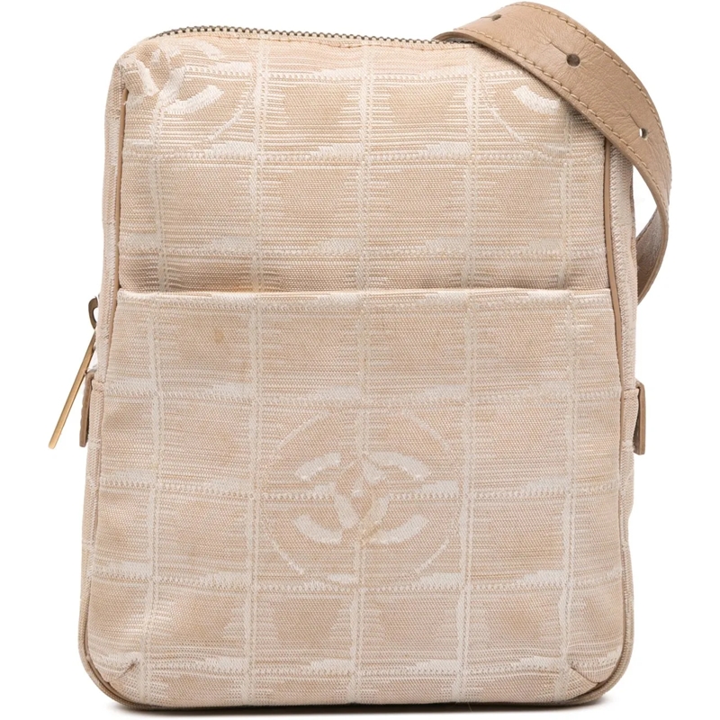 Chanel Sac à bandoulière New Travel Line Nylon Crossbody braun