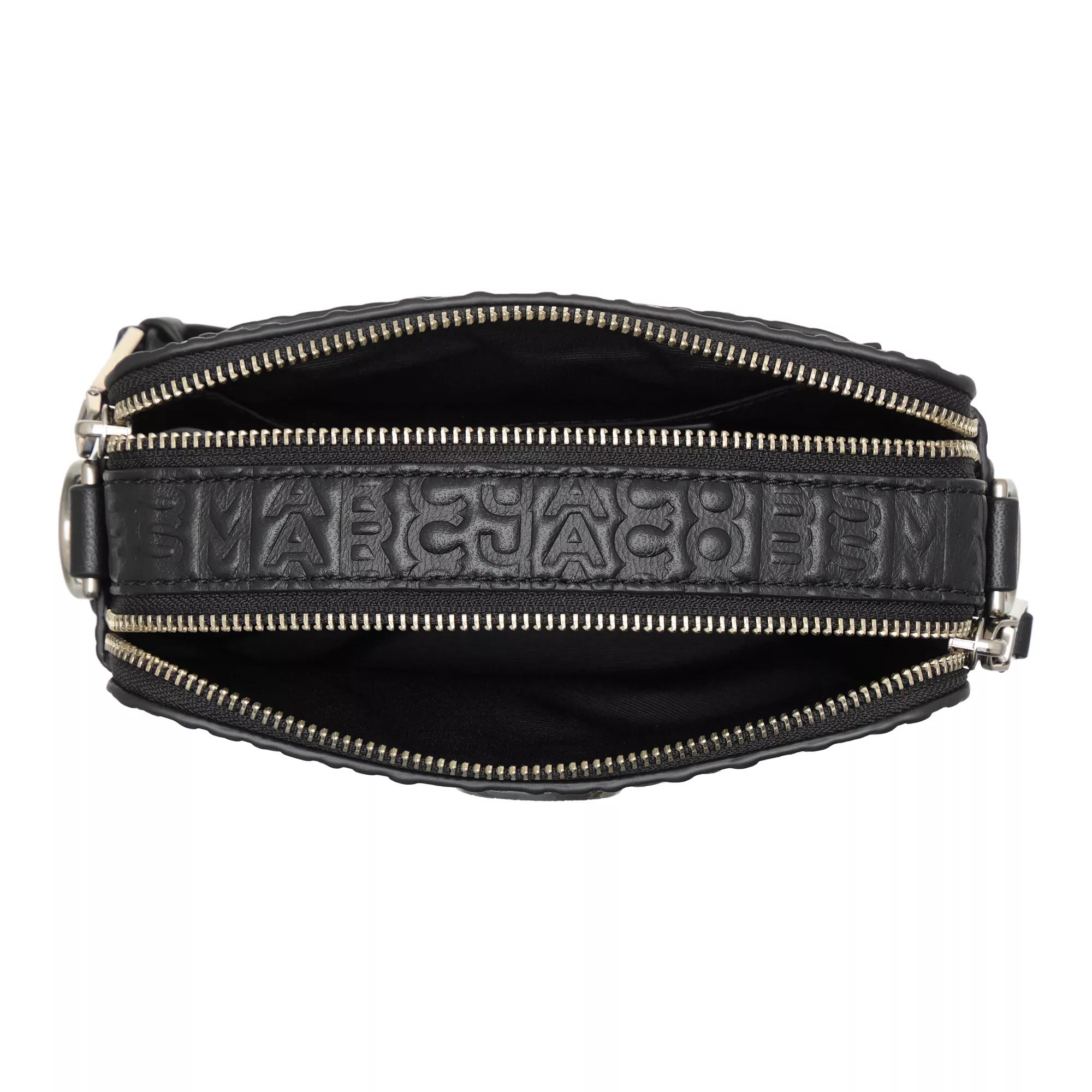 Marc Jacobs Crossbody bags The Monogram Debossed Snapshot in zwart
