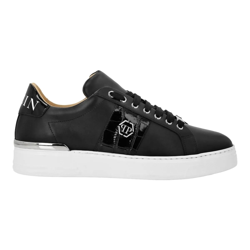 Philipp Plein Low-Top-Sneaker Lo-Top Turnschuhe Hexagon schwarz