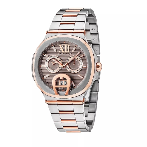 AIGNER TAVIANO Watch Silver/Rose Gold Chronograph