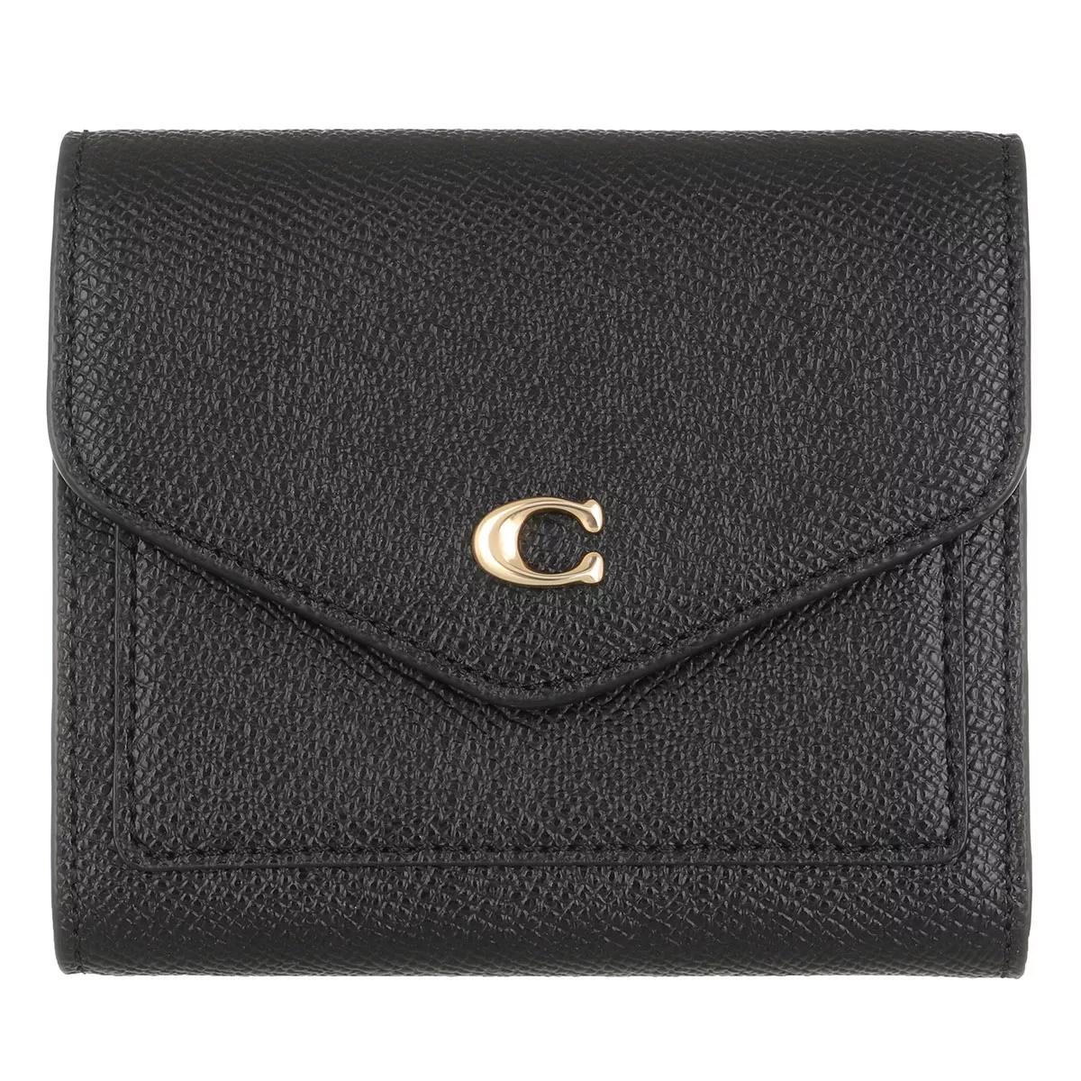 Small black coach wallet new arrivals