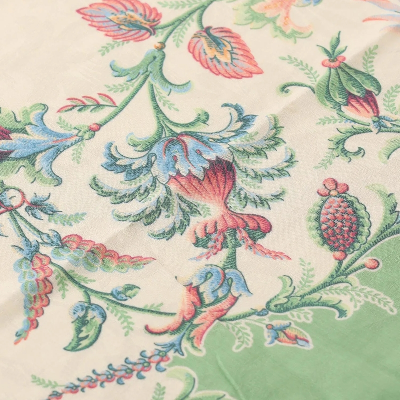 Etro Écharpe légère Tuch aus Baumwollmix grün(Image 3)