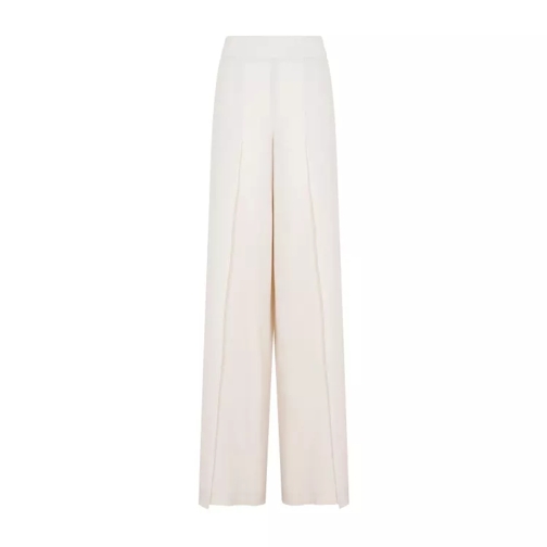 Akris Greige Silk Fellia Chiffon Pants Neutrals 