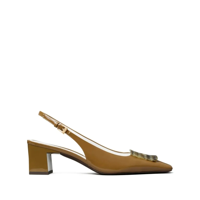Tory Burch Escarpins Georgia Slingback 55Mm Brown