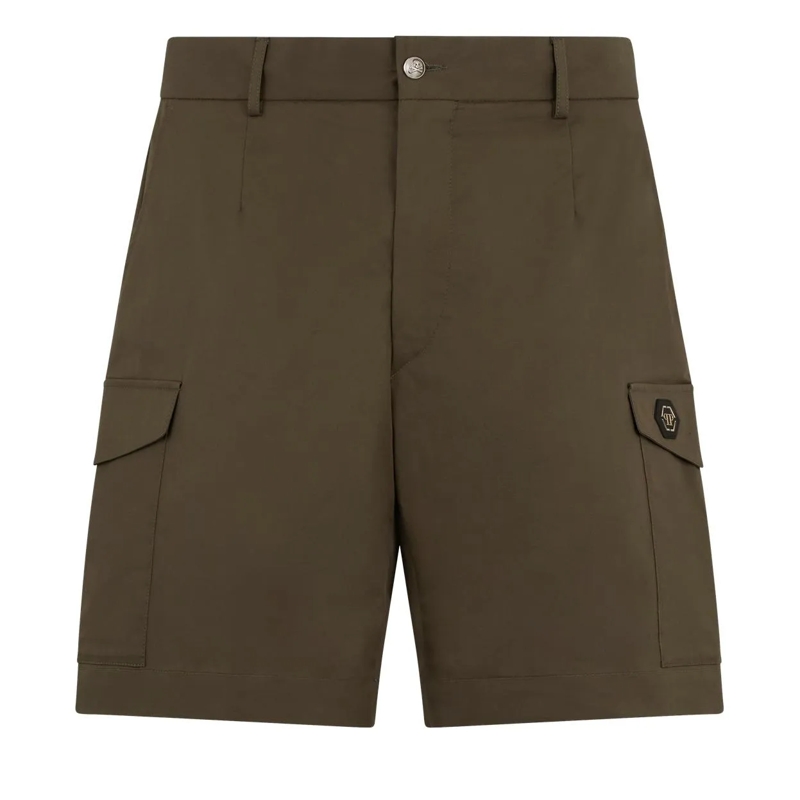 Philipp Plein Shorts Cargo Shorts grün