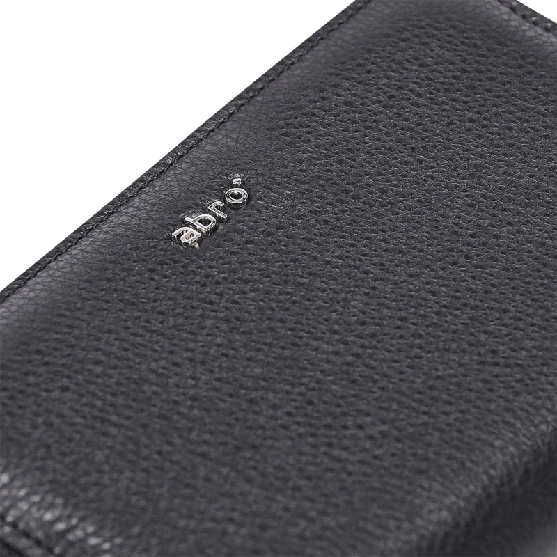 Abro Portemonnaie mit Zip-Around-Reißverschluss Geldbörse aus Leder braun(Image 4)