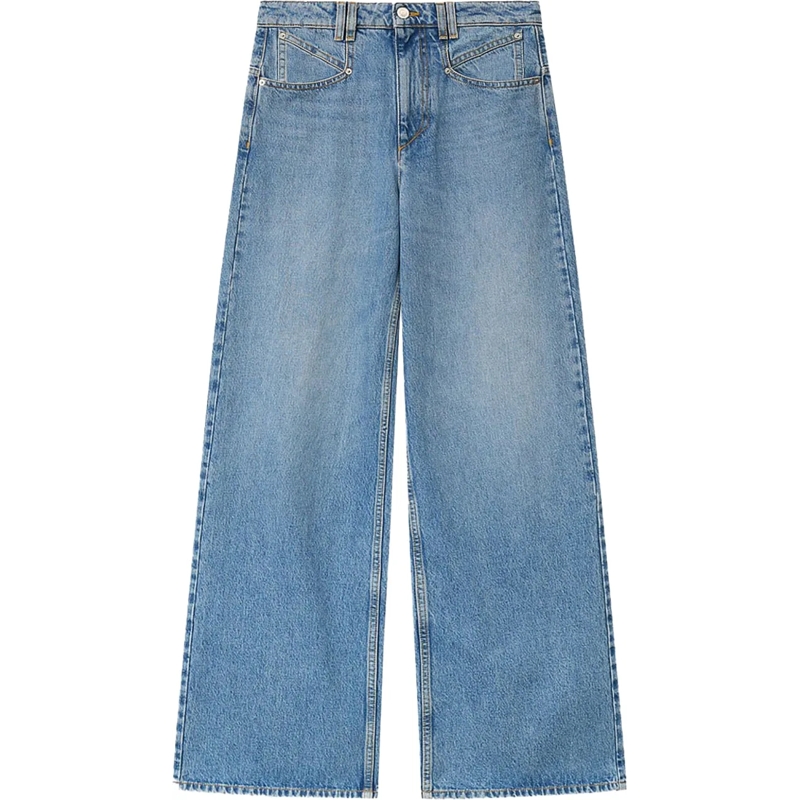 Isabel Marant Jeans mit geradem Bein Jeans Clear Blue blau