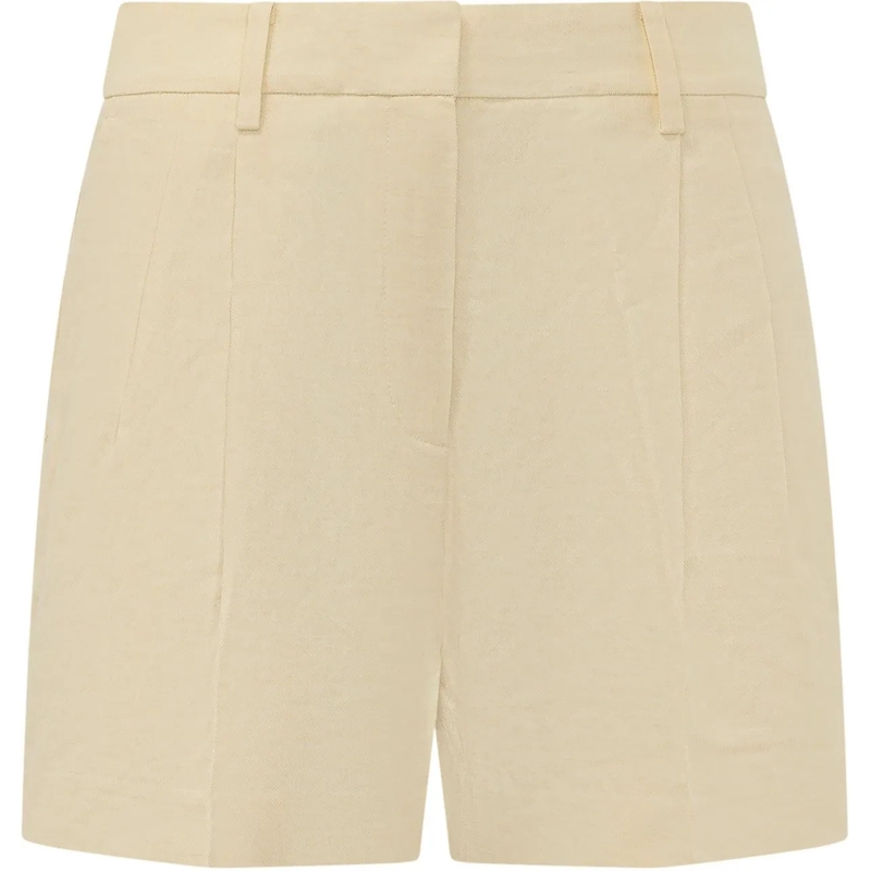 MICHAEL Michael Kors Shorts Shorts con Pieghe e Passanti in Vita beige