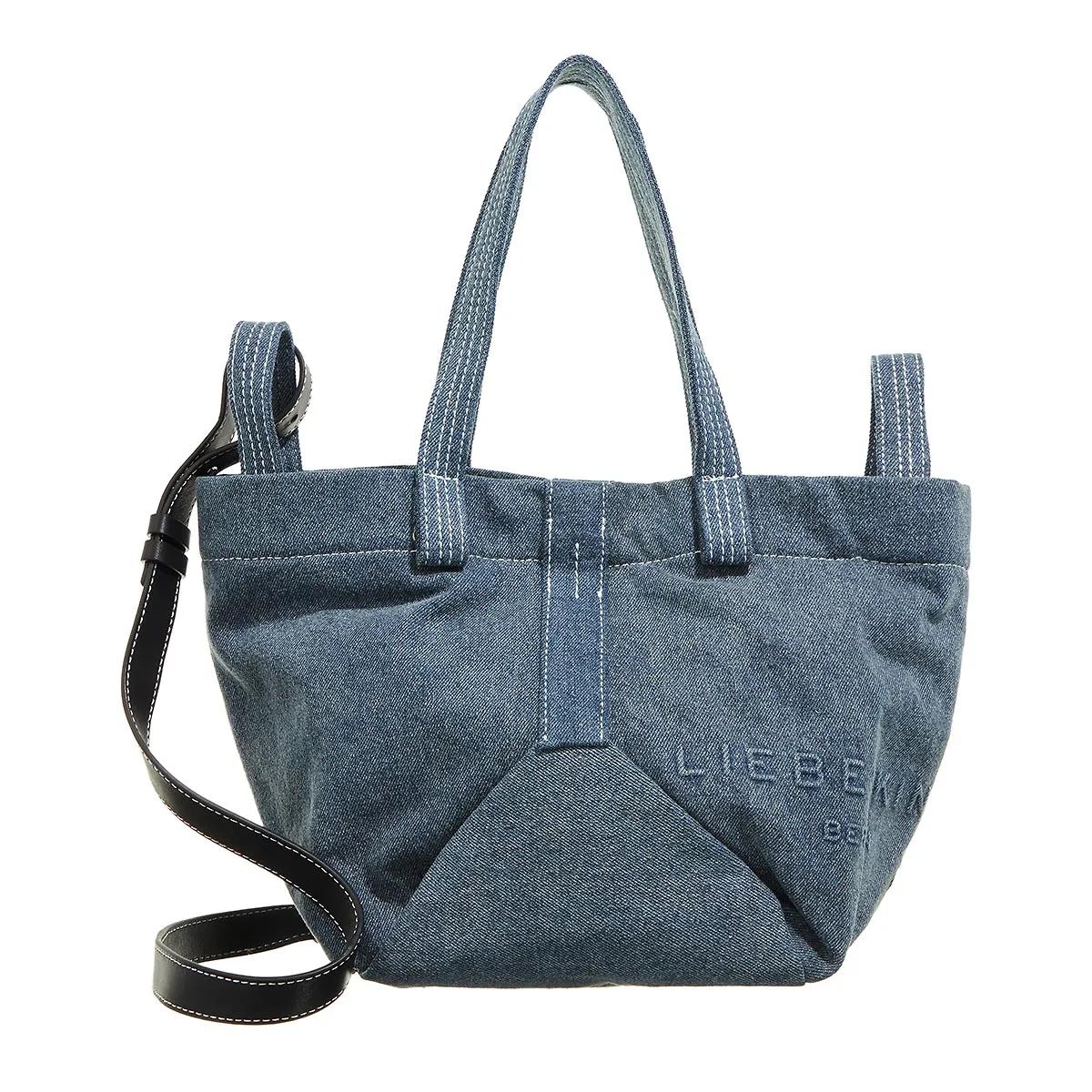 Liebeskind Berlin Shopper - Elvira Blue Denim Shopper S - Gr. unisize - in Blau - für Damen