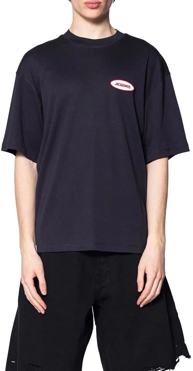 Thumbnail - Jacquemus - LE TSHIRT STAZIONE STATION PATCH NAVY - Größe XL - bunt