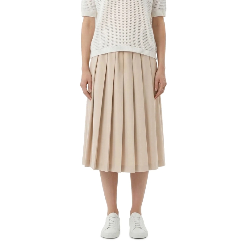 Fabiana Filippi Minirok Plissierter Midirock beige(Image 2)
