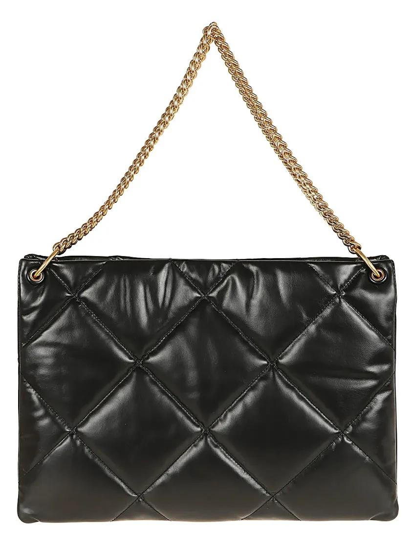 TORY BURCH Hobo bags Black Kira Diamond Quilt Hobo in zwart