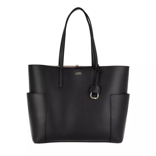 Lauren Ralph Lauren Carlyle Tote Large Black/Porcini Shopping Bag