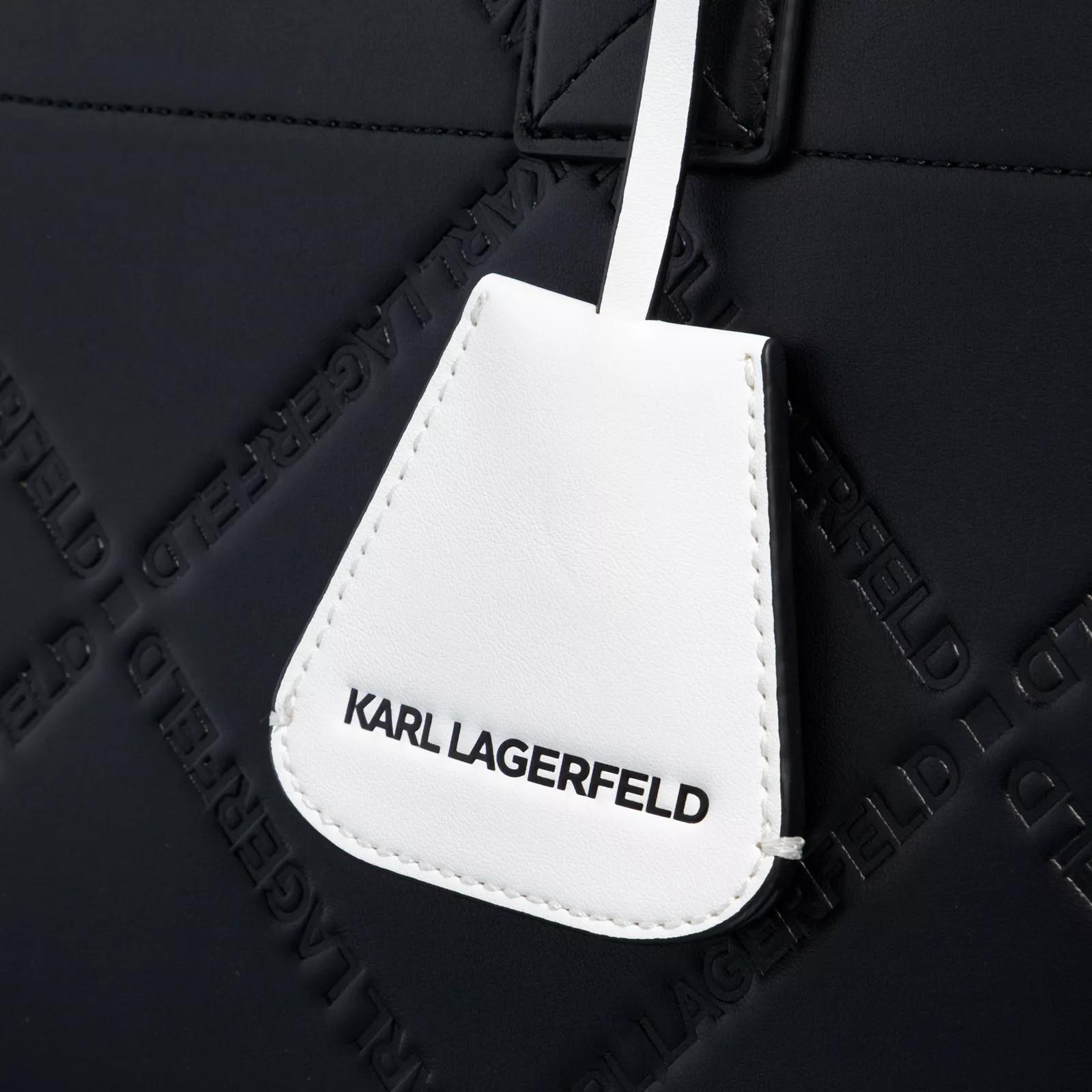 Karl Lagerfeld Totes K Skuare Medium Tote Embossed in zwart