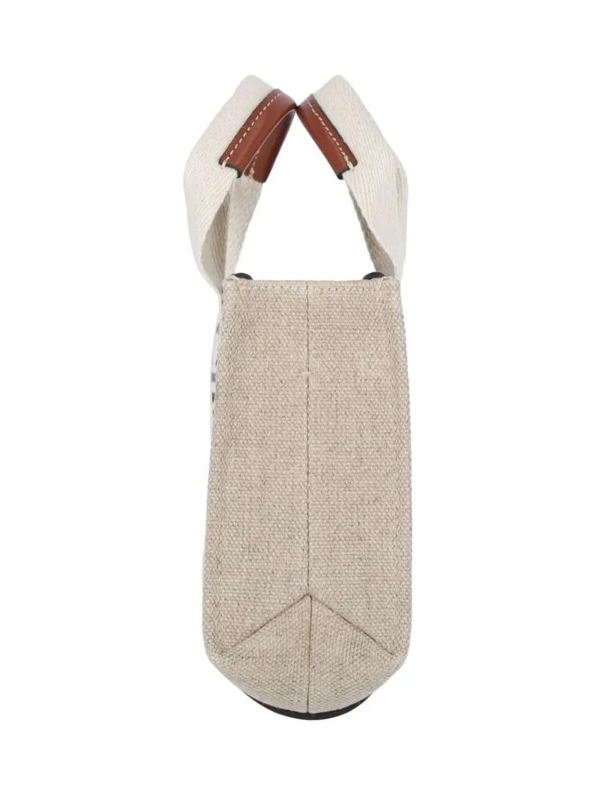 Chloé Hobo bags "Woody" Mini Bag Beige in beige
