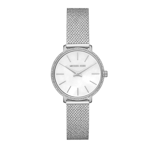 Michael Kors Pyper Two-Hand Stainless Steel Watch Silver Dresswatch