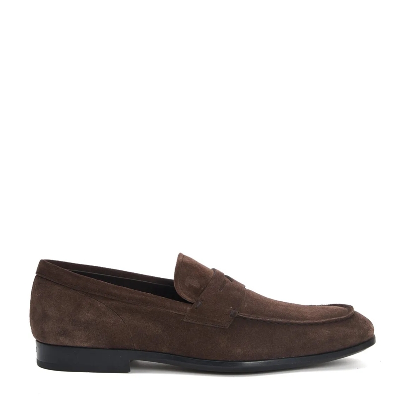 Tod's Mocassin Brown Suede Moccasin Brown