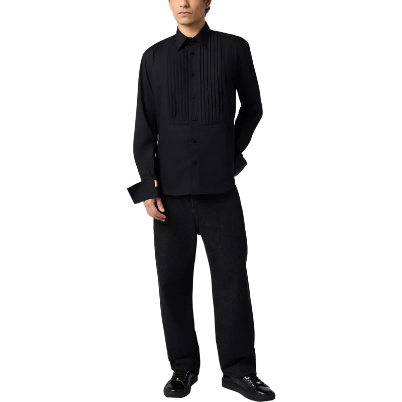 BILLIONAIRE Hemd Gold Cut Tuxedo Shirt schwarz(Image 4)