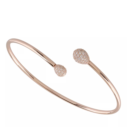 Little Luxuries by VILMAS Vita Elégance Bangle Drops Rose Gold Plated Armreif