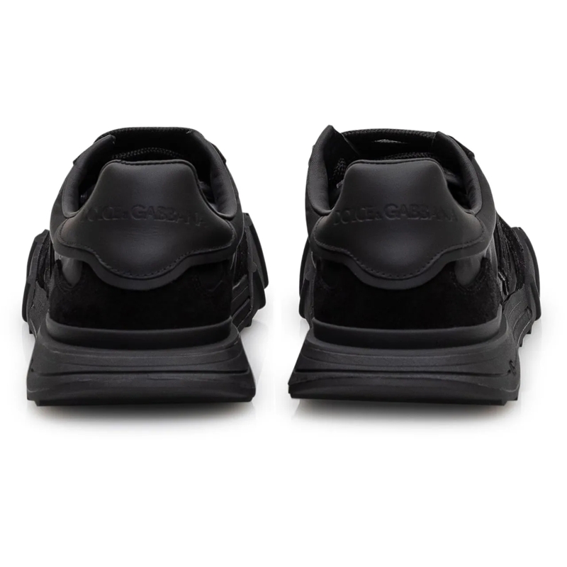 Dolce&Gabbana Low-Top-Sneaker Sneaker Bassa con Logo Laterale a Rilievo schwarz(Image 3)