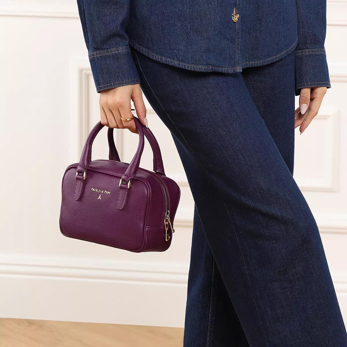 Patrizia Pepe Top Handle Futuristic Purple | Camera Bag | fashionette