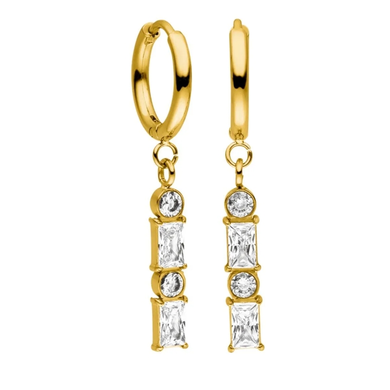 Purelei Ohrstecker Creolen Powder gold