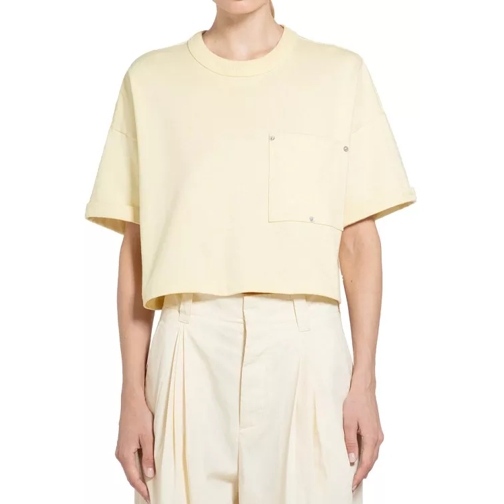 Bottega Veneta Cropped Pocket T-Shirt Yellow 