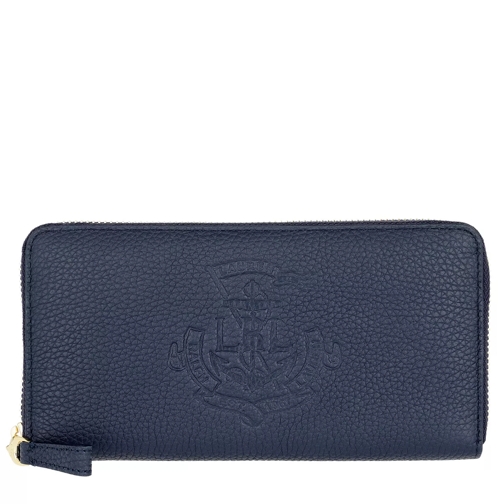 Lauren Ralph Lauren Huntley Zip Wallet Medium Navy Portemonnaie mit Zip-Around-Reißverschluss