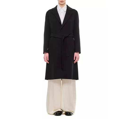 Max Mara Pauline Wool Coat Black 
