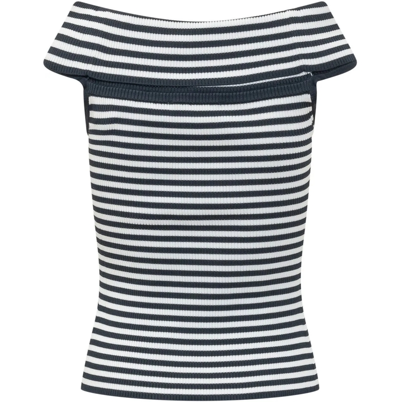 MICHAEL Michael Kors  Top a Righe con Scollo a Barchetta mehrfarbig(Image 2)