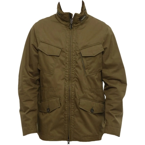 Woolrich Daunenjacken Army Olive Cotton Utility Field Jacket grün