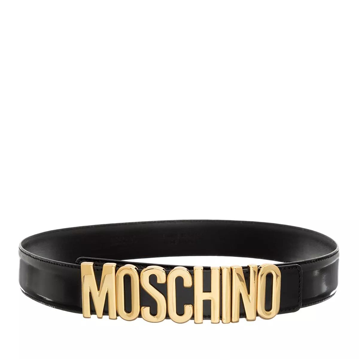 Moschino Gürtel - Belts - Gr. 85 - in Schwarz - für Damen