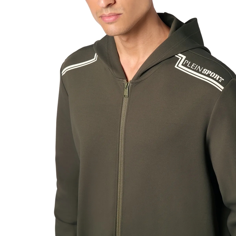 Plein Sport Top Sweatjacke Mit Kapuze grün(Image 5)
