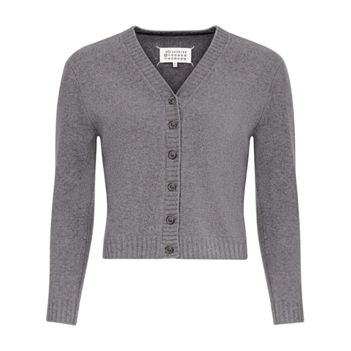 Maison Margiela Cardigan Wool Cardigan Grey