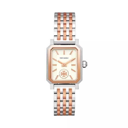 Tory Burch The Robinson Watch Stainless Steel Silver Rose Gold Dresswatch