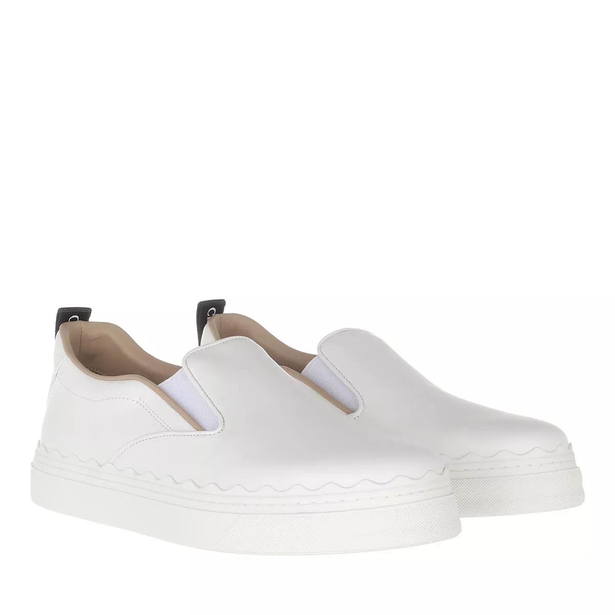 Chloé Sneakers - Slip On Sneaker Smooth Calfskin - Gr. 37 (EU) - in Weiß - für Damen