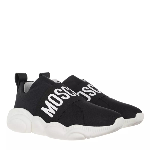 Moschino Orso Sneaker Lycra Black Slip-On Sneaker