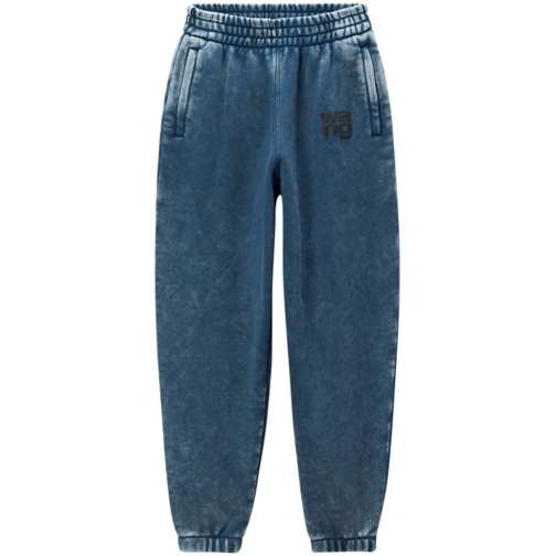 Alexander Wang Essential Terry Sweatpants Blue Joggingbyxor