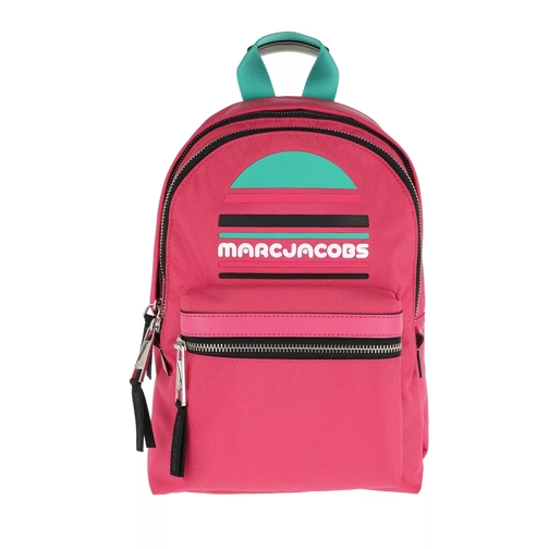 Marc Jacobs Trek Pack Sport Logo Medium Backpack Peony Rucksack