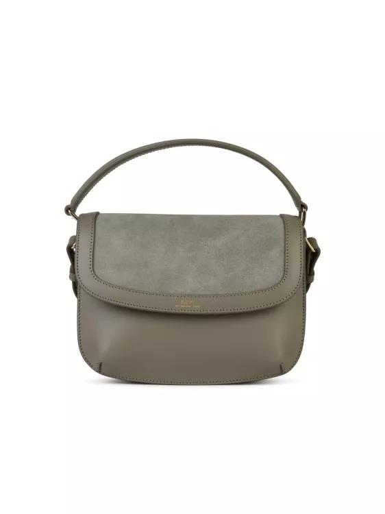 A.P.C. Shopper - Sarah%27 %27Mini%27 Light Green Leather Bag - Gr. unisize - in Grün - für Damen