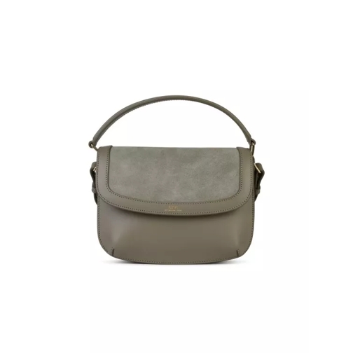 A.P.C. Sarah' 'Mini' Light Green Leather Bag Green Borsa a tracolla