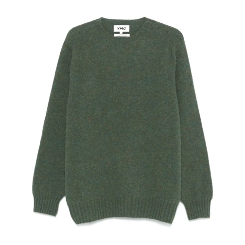 YMC Pullover Crewneck Sweater Green